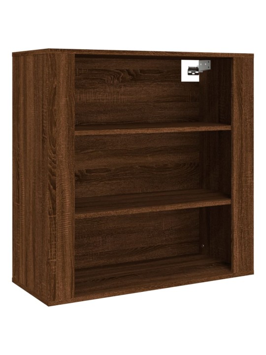 Skříň highboard hnědý dub kompozitní dřevo