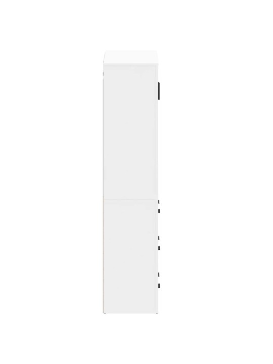 Skříň highboard bílá kompozitní dřevo