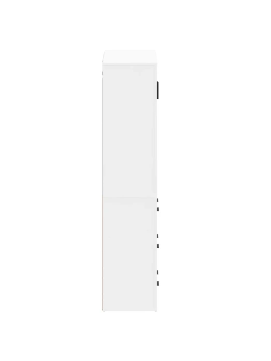 Skříň highboard bílá kompozitní dřevo