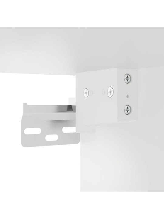 Skříň highboard bílá kompozitní dřevo