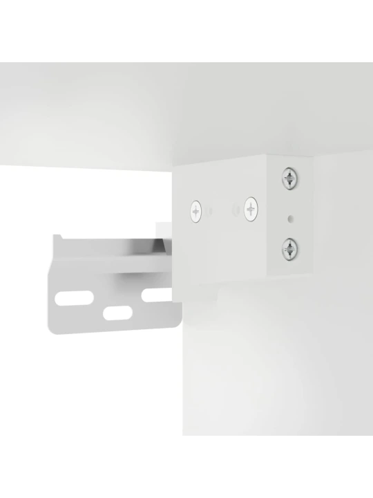 Skříň highboard bílá kompozitní dřevo