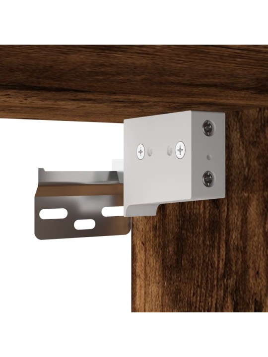 Skříň highboard kouřový dub kompozitní dřevo