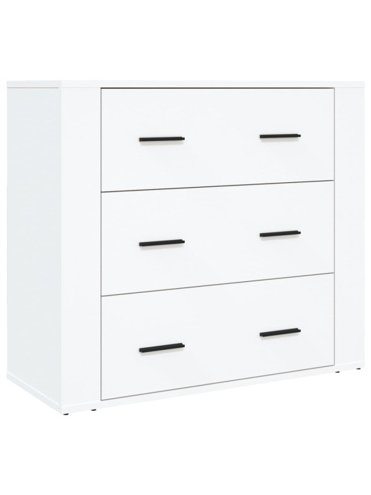 Skříň highboard bílá kompozitní dřevo