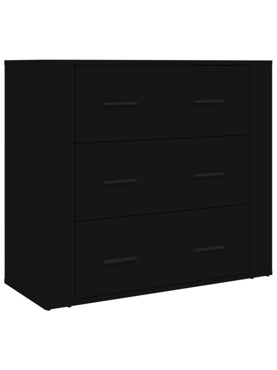 Skříň highboard černá kompozitní dřevo