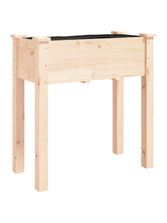 Truhlík s vložkou 71 x 37 x 76 cm masivní jedlové dřevo