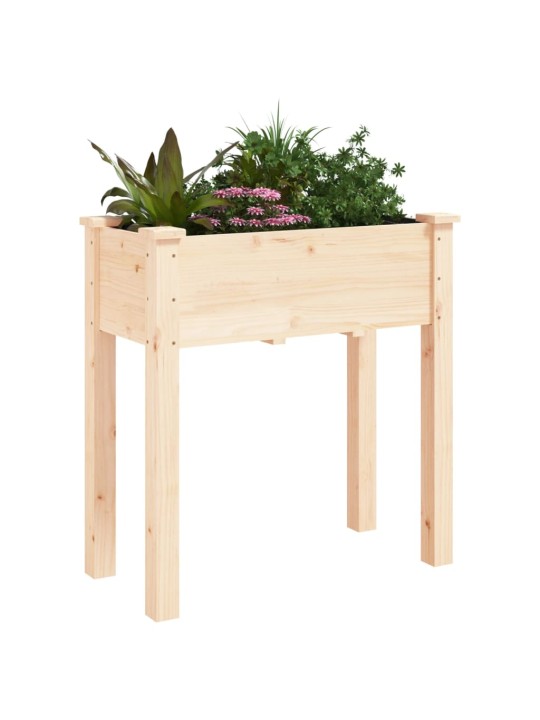 Truhlík s vložkou 71 x 37 x 76 cm masivní jedlové dřevo