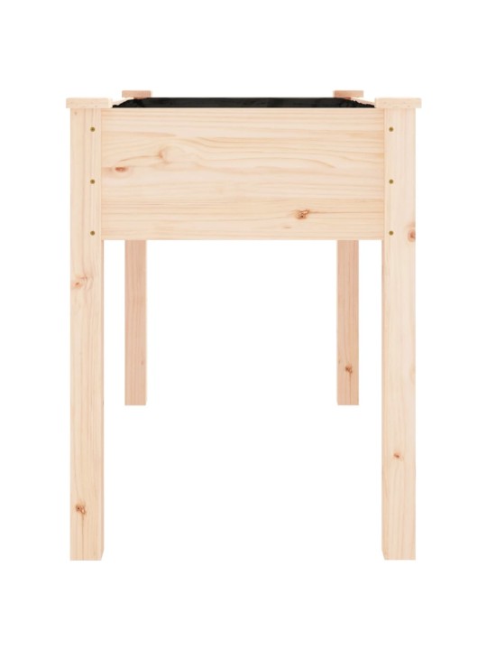 Truhlík s vložkou 118 x 59 x 76 cm masivní jedlové dřevo