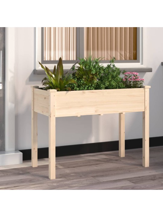 Truhlík s vložkou 118 x 59 x 76 cm masivní jedlové dřevo
