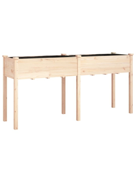 Truhlík s vložkou 161 x 45 x 76 cm masivní jedlové dřevo