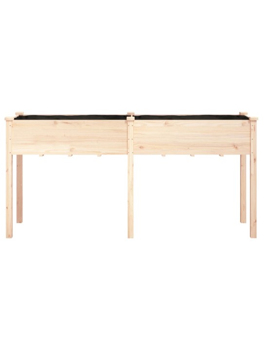 Truhlík s vložkou 161 x 45 x 76 cm masivní jedlové dřevo