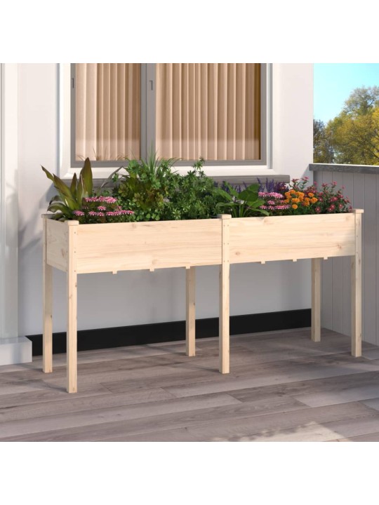 Truhlík s vložkou 161 x 45 x 76 cm masivní jedlové dřevo