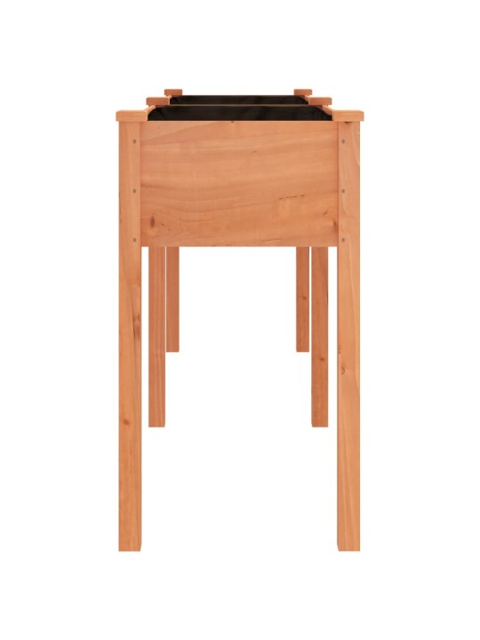 Truhlík s vložkou hnědý 161 x 45 x 76 cm masivní jedlové dřevo