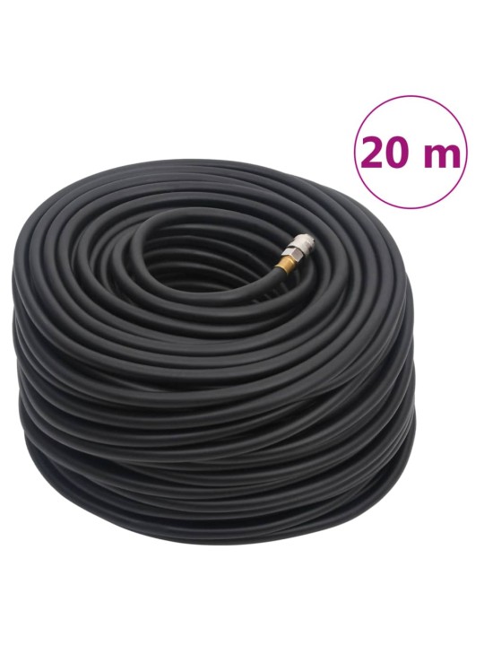 Hybridní vzduchová hadice černá 0,6" 20 m pryž a PVC