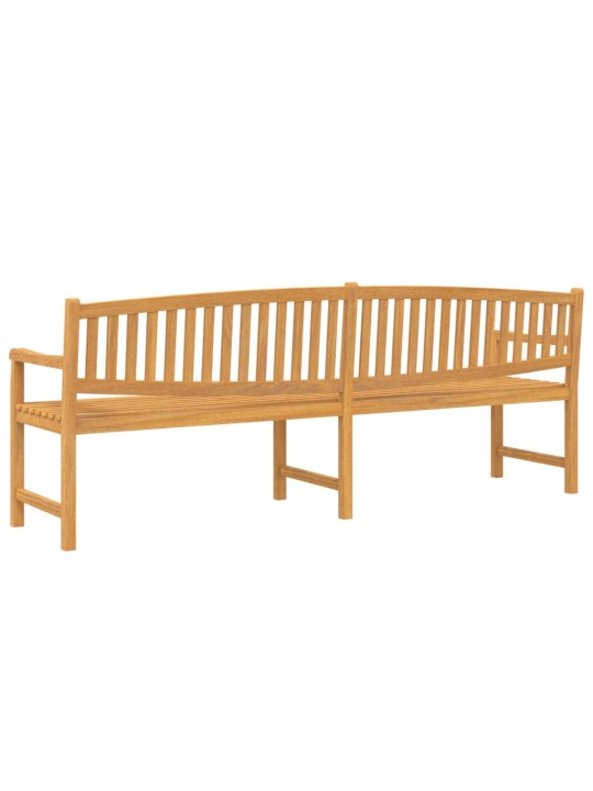 Zahradní lavice 228 x 59,5 x 90 cm masivní teakové dřevo