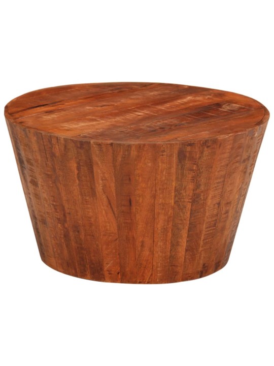 Konferenční stolek ø 52x30 cm masivní hrubé mangovníkové dřevo