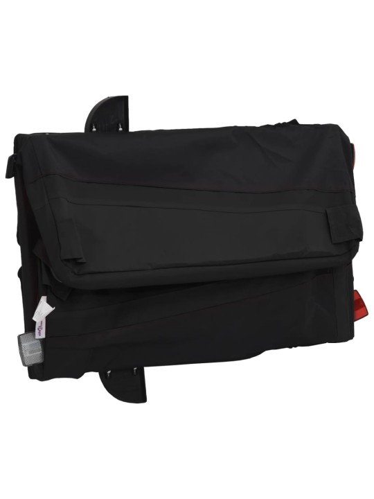 Vozík za kolo černý 30 kg železo