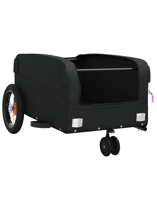 Vozík za kolo černý 30 kg železo