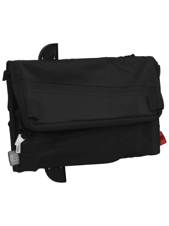 Vozík za kolo černý 30 kg železo