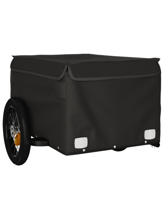 Vozík za kolo černý 30 kg železo