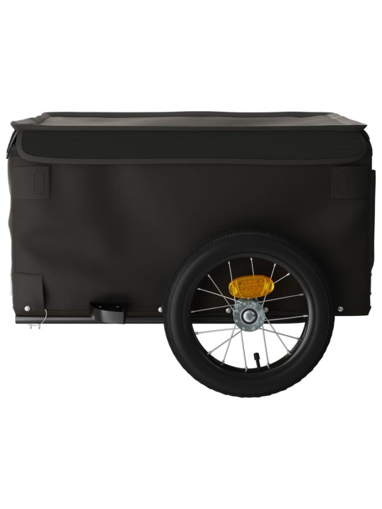 Vozík za kolo černý 30 kg železo