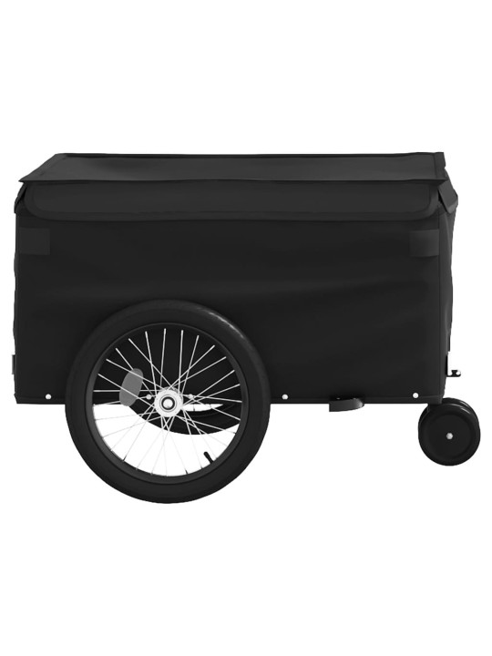 Vozík za kolo černý 30 kg železo