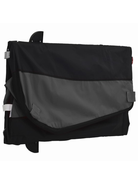Vozík za kolo černý 30 kg železo