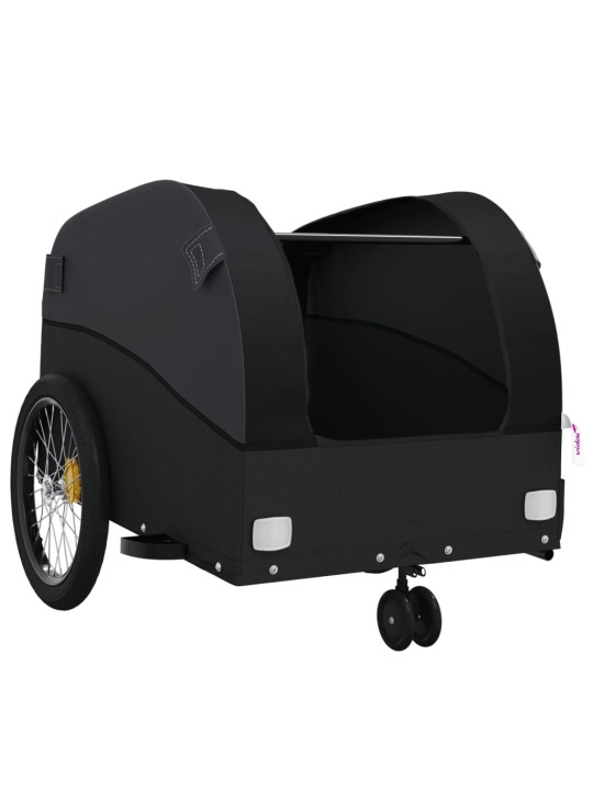 Vozík za kolo černý 30 kg železo