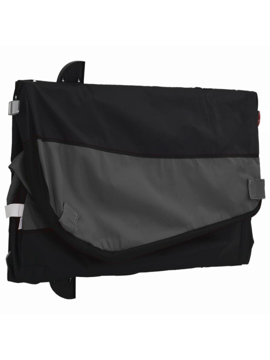 Vozík za kolo černý 30 kg železo