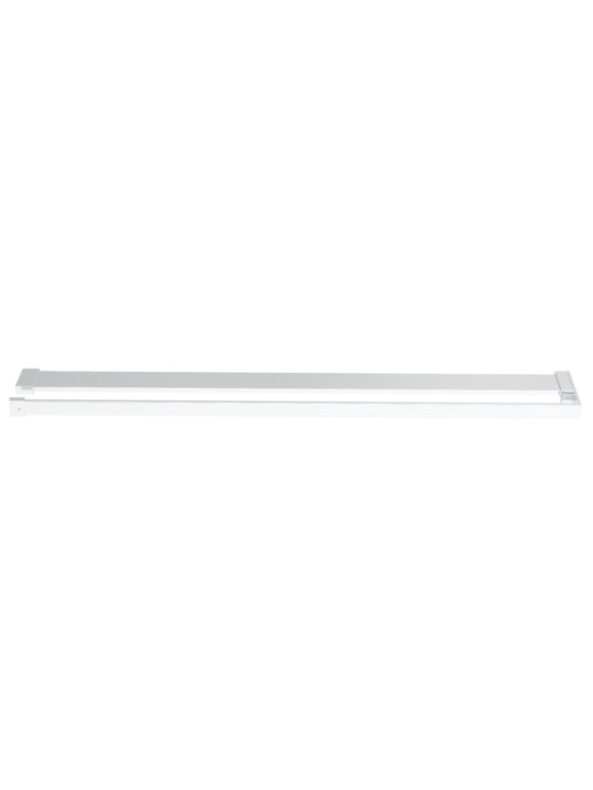 Zástěna do průchozí sprchy s policí chrom 90x195 cm esg/hliník
