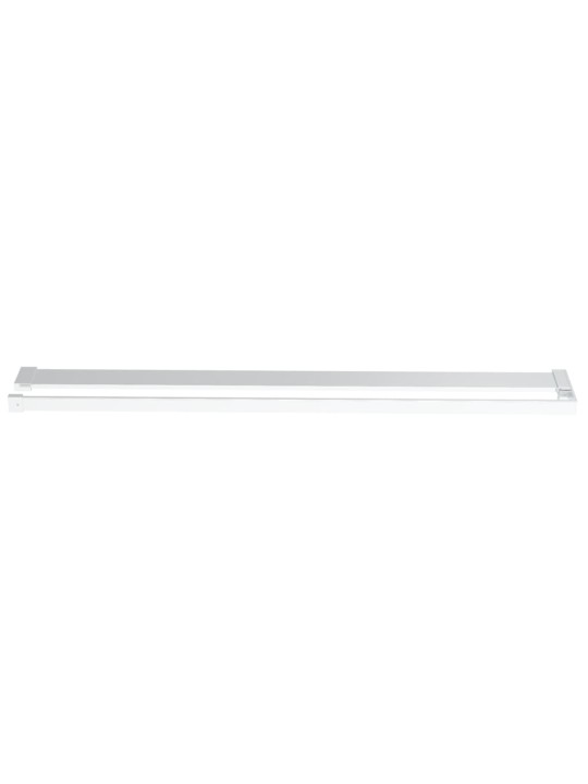 Zástěna do průchozí sprchy s policí chrom 100x195 cm esg/hliník