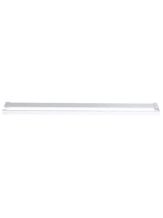 Zástěna do průchozí sprchy s policí chrom 100x195 cm esg/hliník