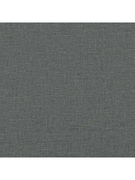 Rozkládací pohovka ve tvaru l tmavě šedá 279x140x70 cm textil