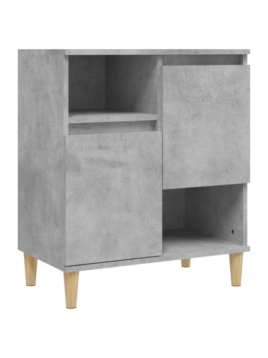 Příborníky 2 ks betonově šedé 60 x 35 x 70 cm kompozitní dřevo