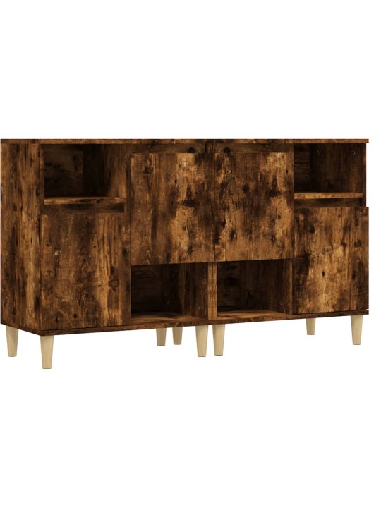 Příborníky 2 ks kouřový dub 60 x 35 x 70 cm kompozitní dřevo