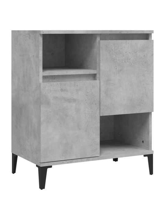 Příborníky 2 ks betonově šedé 60 x 35 x 70 cm kompozitní dřevo