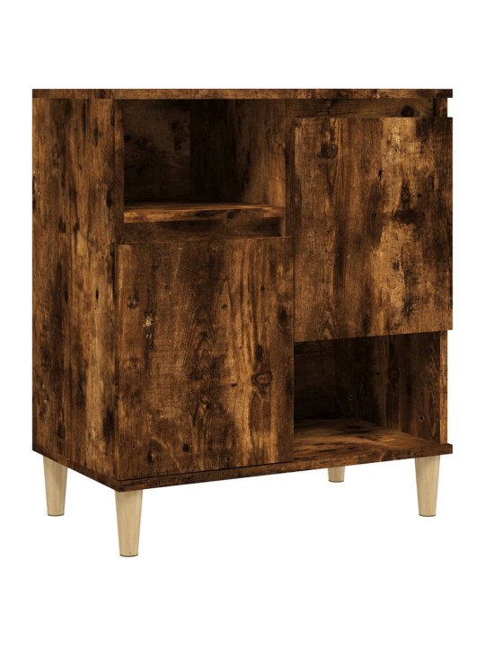Příborníky 3 ks kouřový dub 60 x 35 x 70 cm kompozitní dřevo