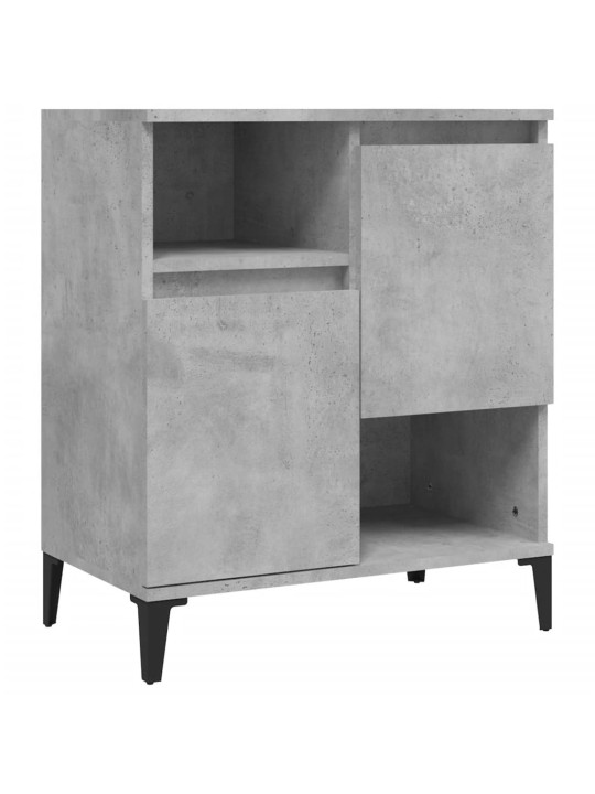 Příborníky 3 ks betonově šedé 60 x 35 x 70 cm kompozitní dřevo