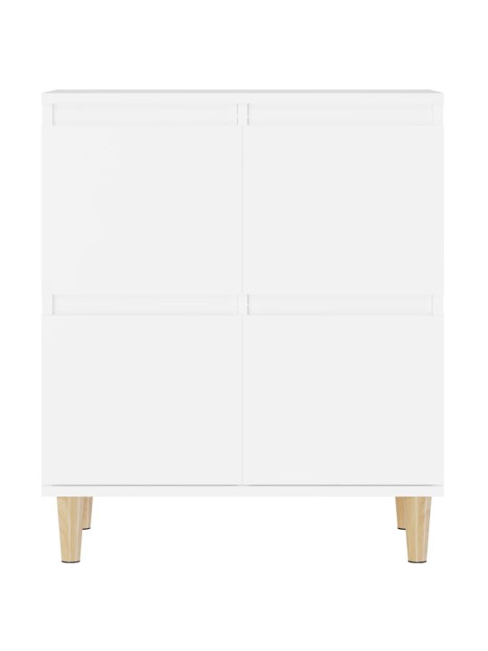 Příborníky 2 ks bílé 60 x 35 x 70 cm kompozitní dřevo