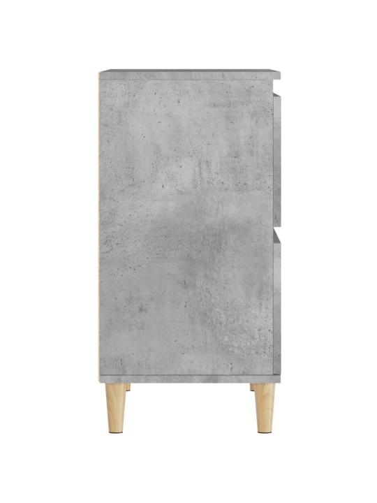 Příborníky 3 ks betonově šedé 60 x 35 x 70 cm kompozitní dřevo