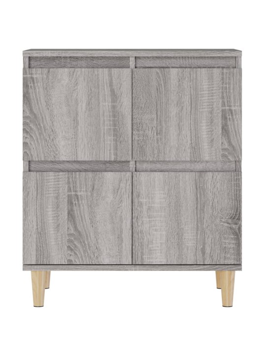 Příborníky 3 ks šedé sonoma 60 x 35 x 70 cm kompozitní dřevo