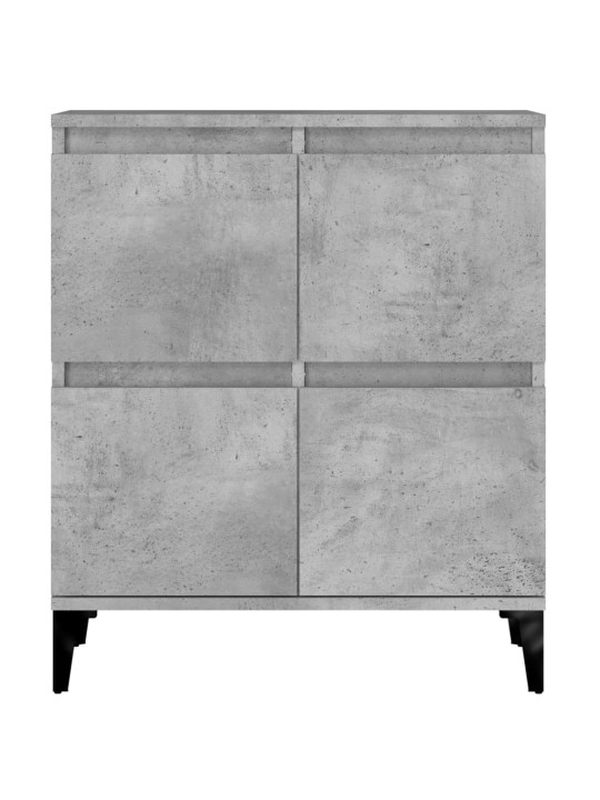 Příborníky 3 ks betonově šedé 60 x 35 x 70 cm kompozitní dřevo