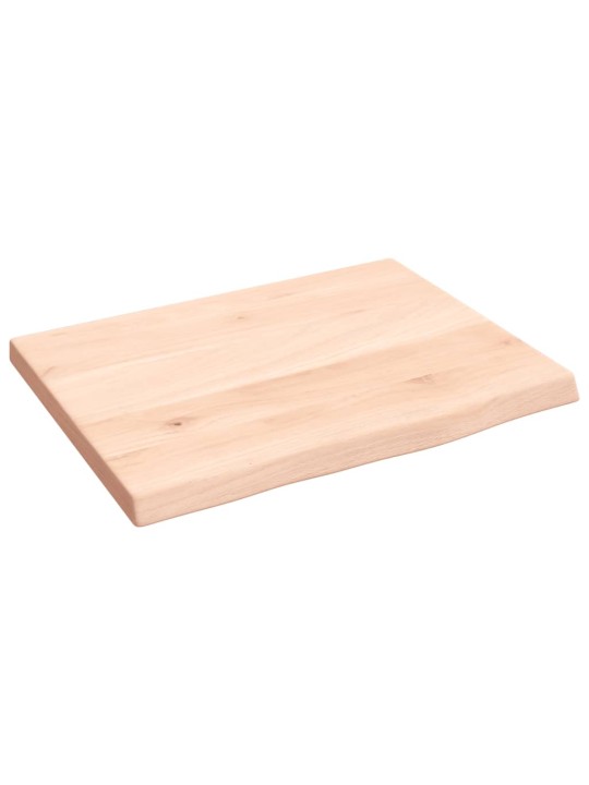 Koupelnová deska 40 x 30 x 2 cm neošetřené masivní dřevo