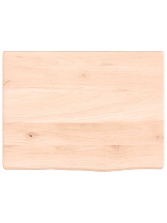 Koupelnová deska 40 x 30 x 2 cm neošetřené masivní dřevo