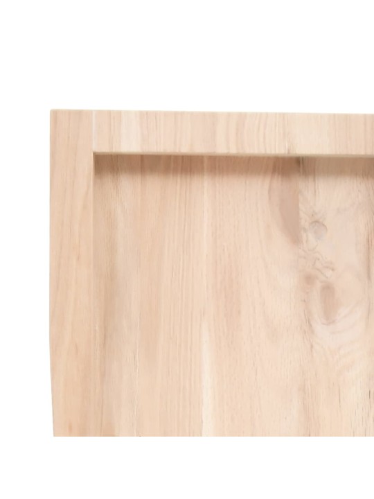 Koupelnová deska 40x30x(2-4) cm neošetřené masivní dřevo