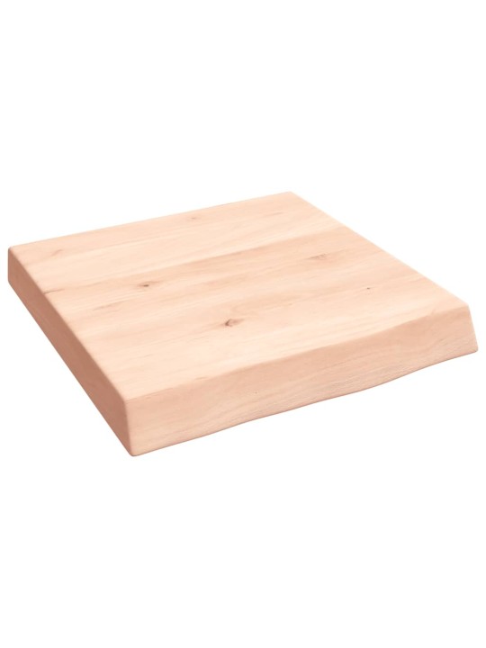 Koupelnová deska 40x40x(2-6) cm neošetřené masivní dřevo
