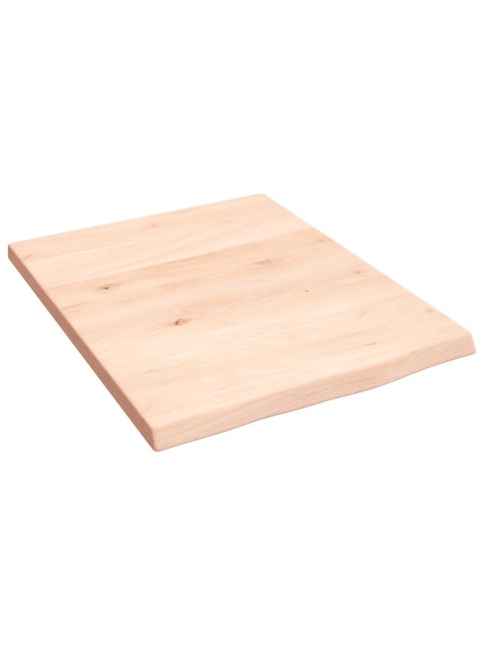 Koupelnová deska 40 x 50 x 2 cm neošetřené masivní dřevo