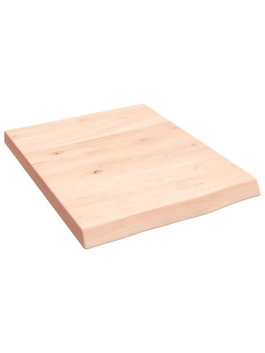 Koupelnová deska 40x50x(2-4) cm neošetřené masivní dřevo