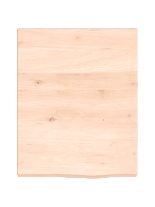 Koupelnová deska 40x50x(2-4) cm neošetřené masivní dřevo