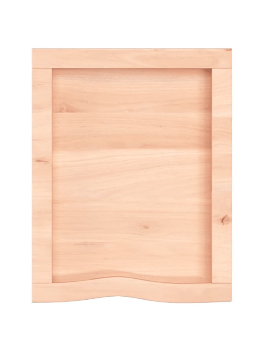Koupelnová deska 40x50x(2-4) cm neošetřené masivní dřevo