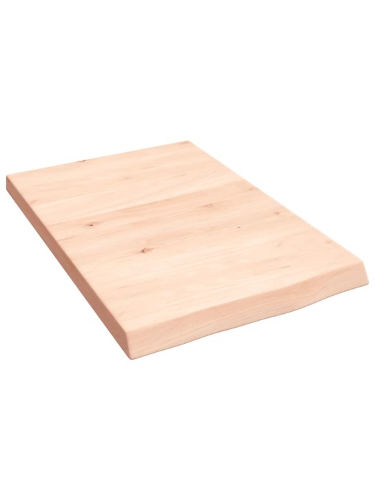 Koupelnová deska 40x60x(2-4) cm neošetřené masivní dřevo